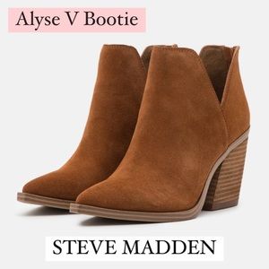 STEVE MADDEN - Alyse V Bootie - Suede - Camryn